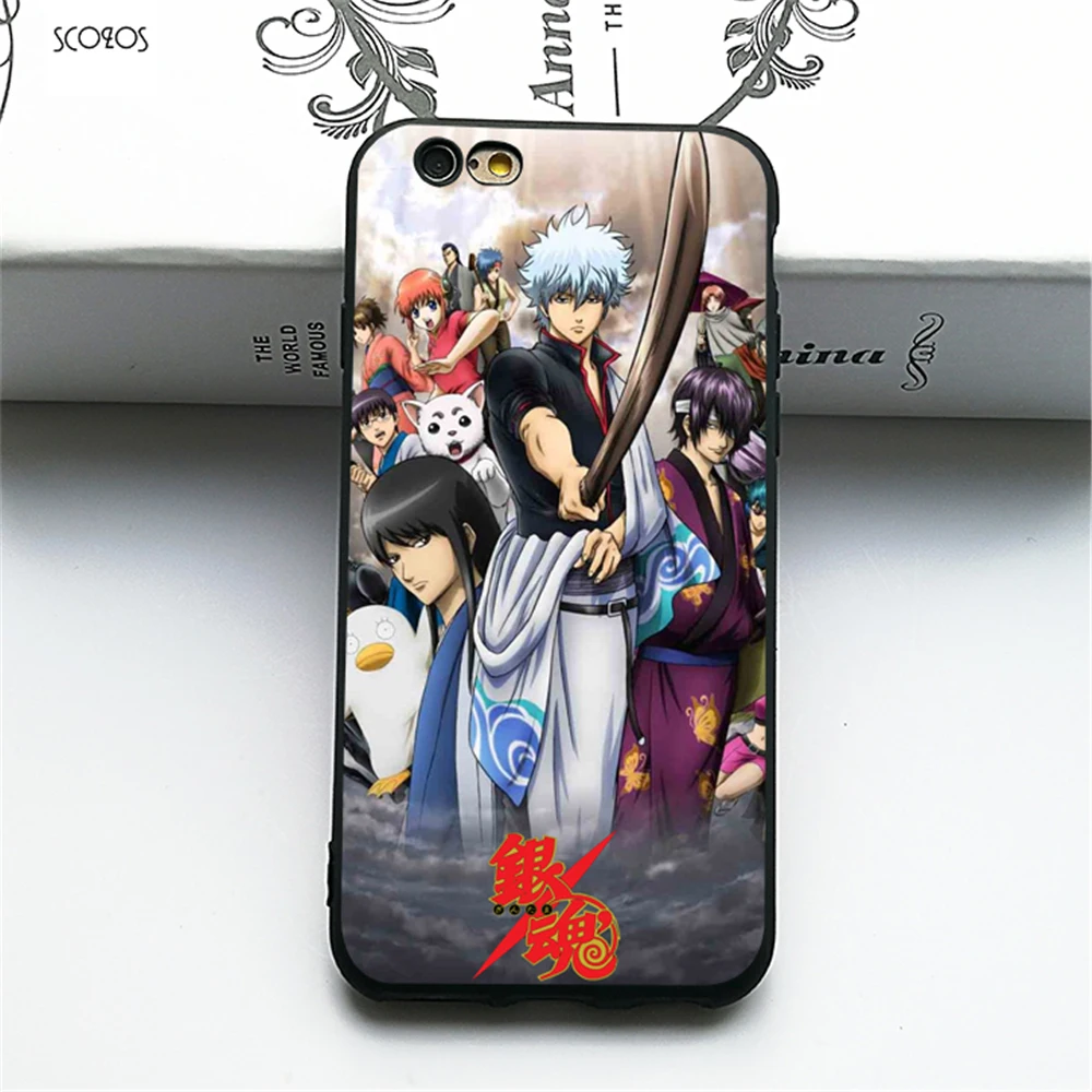 SCOZOS Джинтама Gintoki силиконовый чехол для телефона мягкий Iphone X 5 5S Se 6 S 7 8 плюс # ta324 |