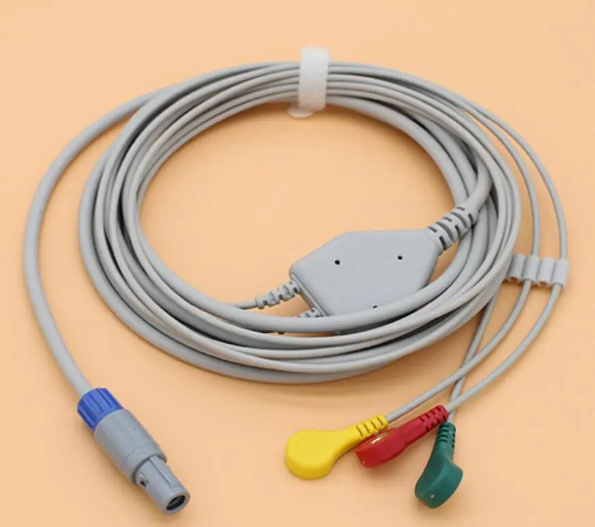 Для Biosys 3 свинцовый кабель ECG и свинцовые провода Стандартный один шт. Redel 6