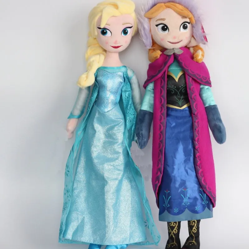 Кукла детская плюшевая 40 см эльза и анна|doll toys|toys frozenplush doll toys |