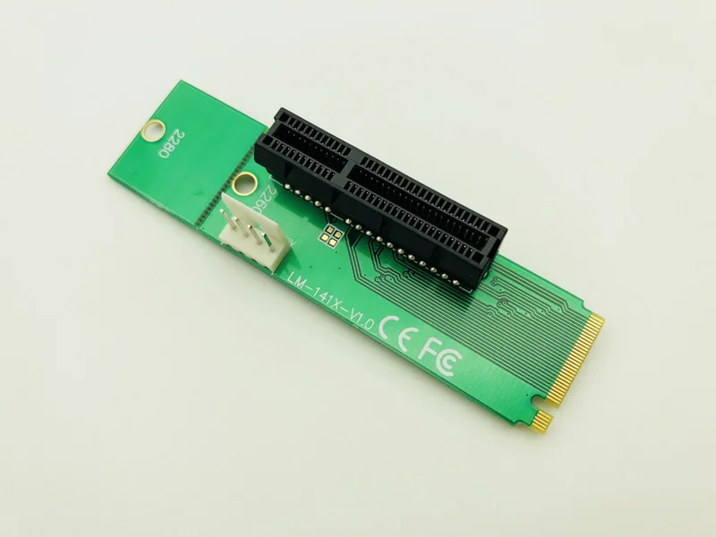 Переходник NGFF Riser M2 M.2 на PCI E 4x 1x переходник для карт памяти адаптер штырь гнездо PCIE