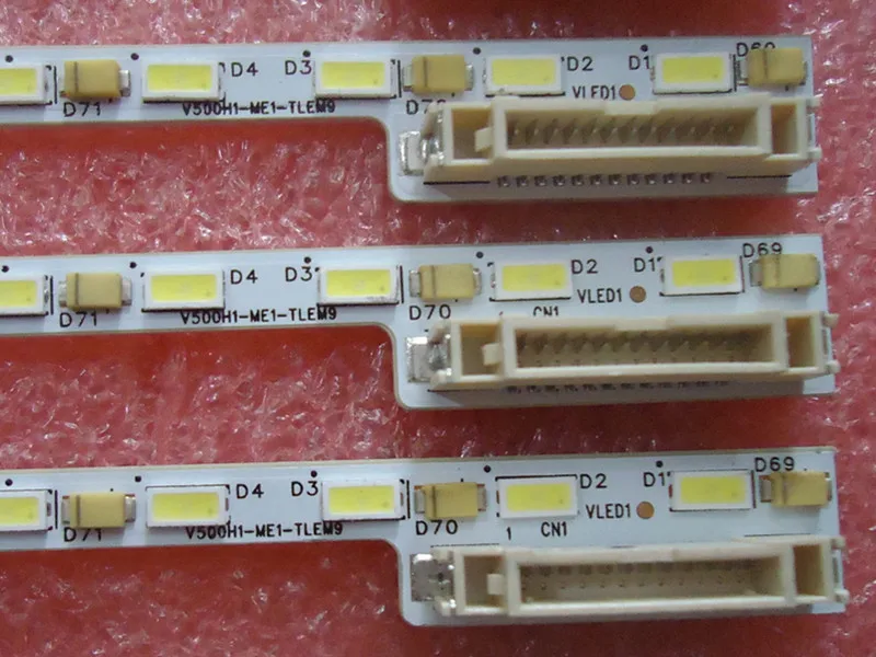 Free shipping 50E510E LE50A5000 50DU6000 LED strip V500H1-ME1-TLEM9 for V500HJ1-ME1 1piece 68LED 623MM | Лампы и освещение