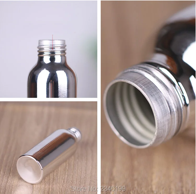 Суперклассная портативная Косметическая алюминиевая многоразовая бутылка 100ML2 0