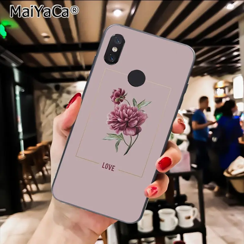 MaiYaCa любовь страсть Желтая роза Подсолнух искусство эстетика PhoneCase для Xiaomi Redmi8 4X 6A