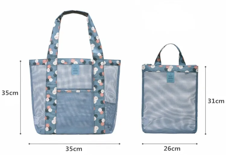 Новая брендовая портативная дорожная Женская сетчатая косметичка сумка