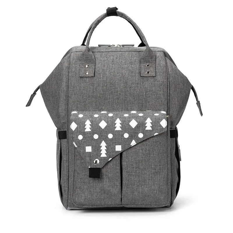 Однотонная сумка для мамы и ребенка модная многофункциональная большой объем 2019