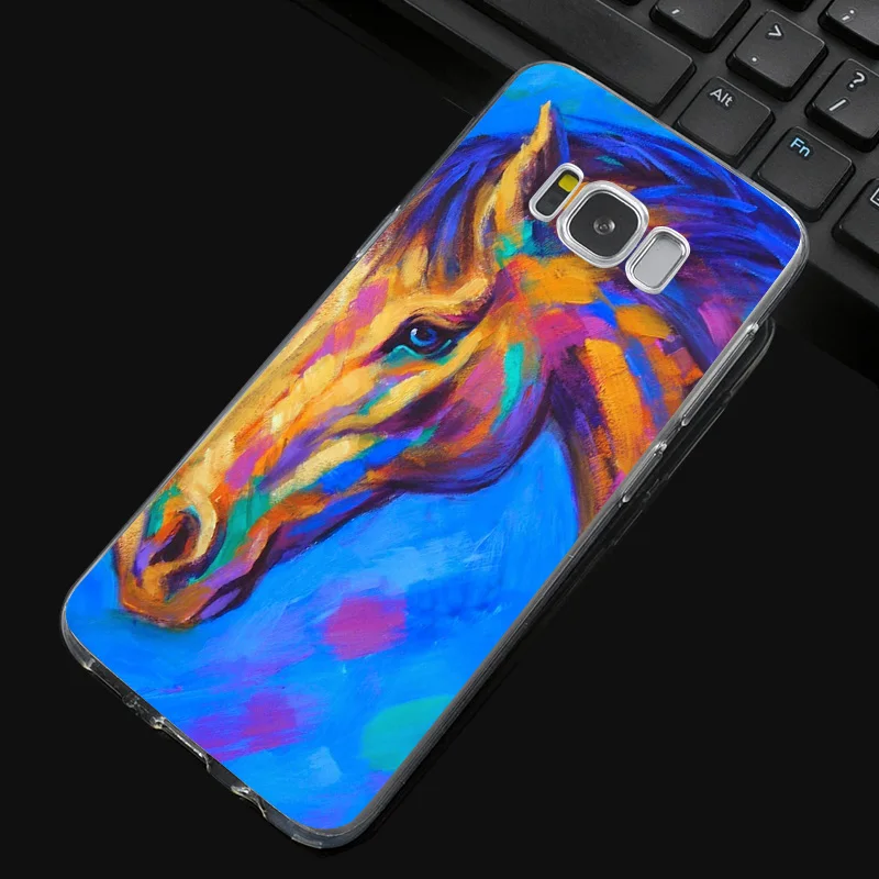 N461 водонепроницаемый конский Мягкий силиконовый чехол из ТПУ для Samsung Galaxy S5 S6 S7 S8