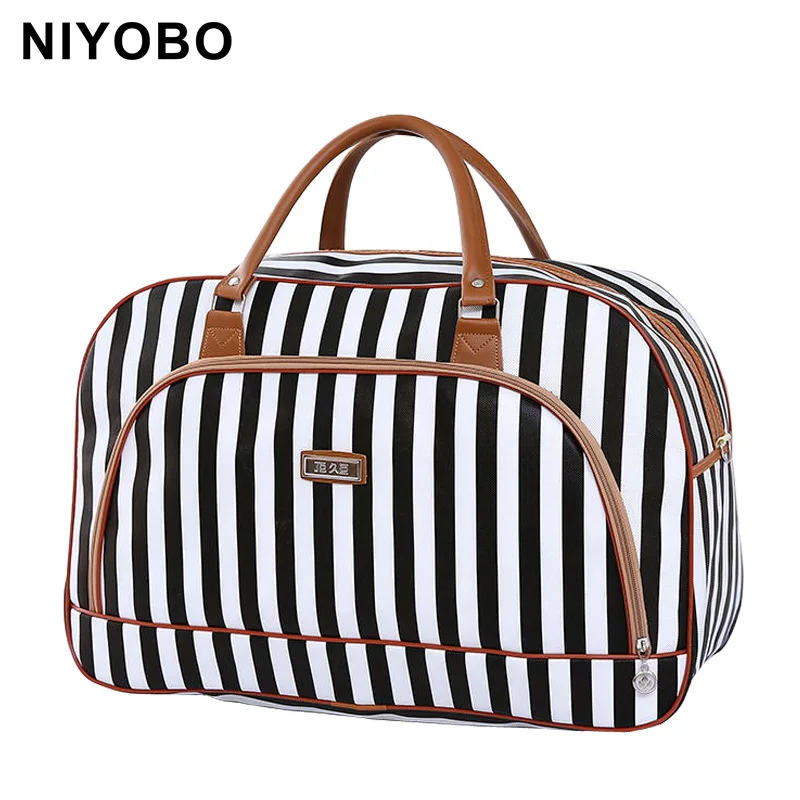 Women Travel Bags 2022 Fashion Pu Leather Large Capacity Waterproof Print Luggage Duffle Bag Casual Travel Bags PT1083
