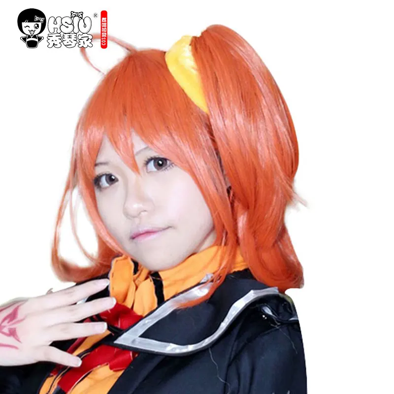 HSIU High Аниме игра Fate/Большой заказ Оранжевый Качество Gudako косплей парик костюм