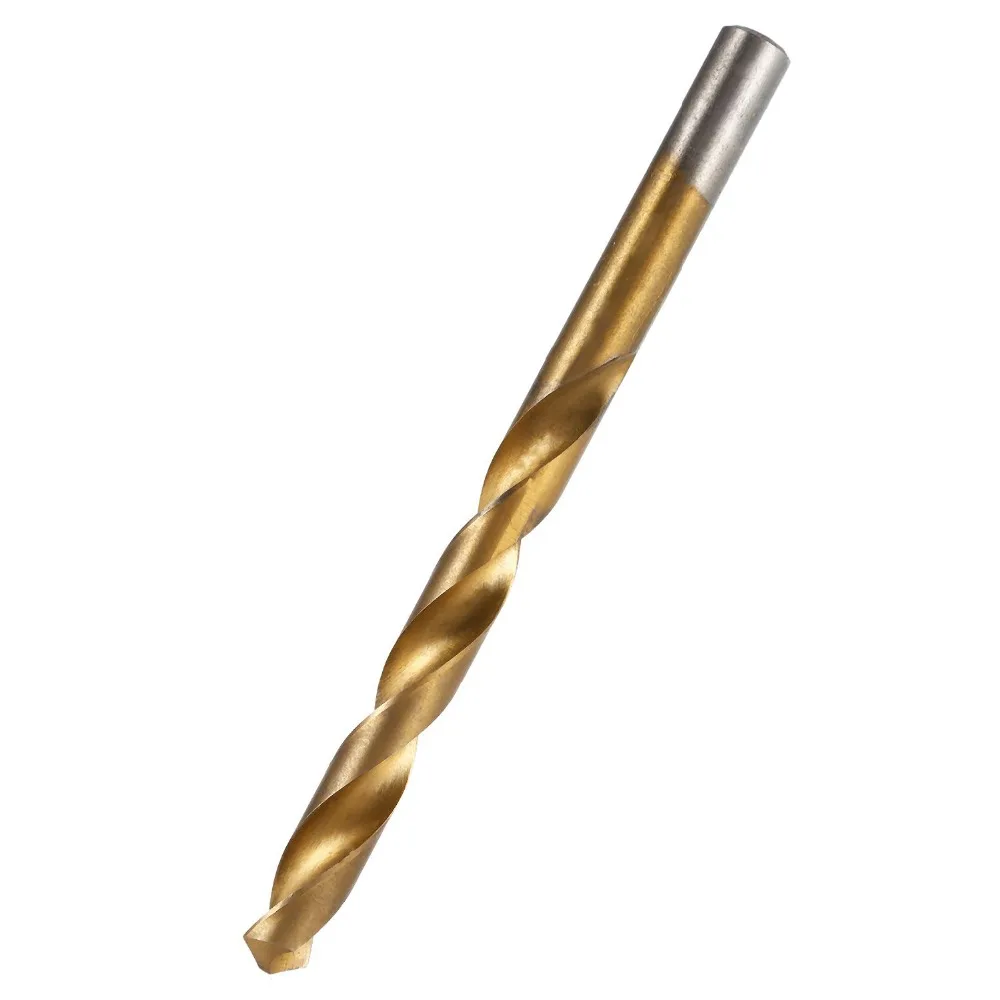 19 шт. набор сверл с титановым покрытием HSS Twist Drill Bit высококачественные