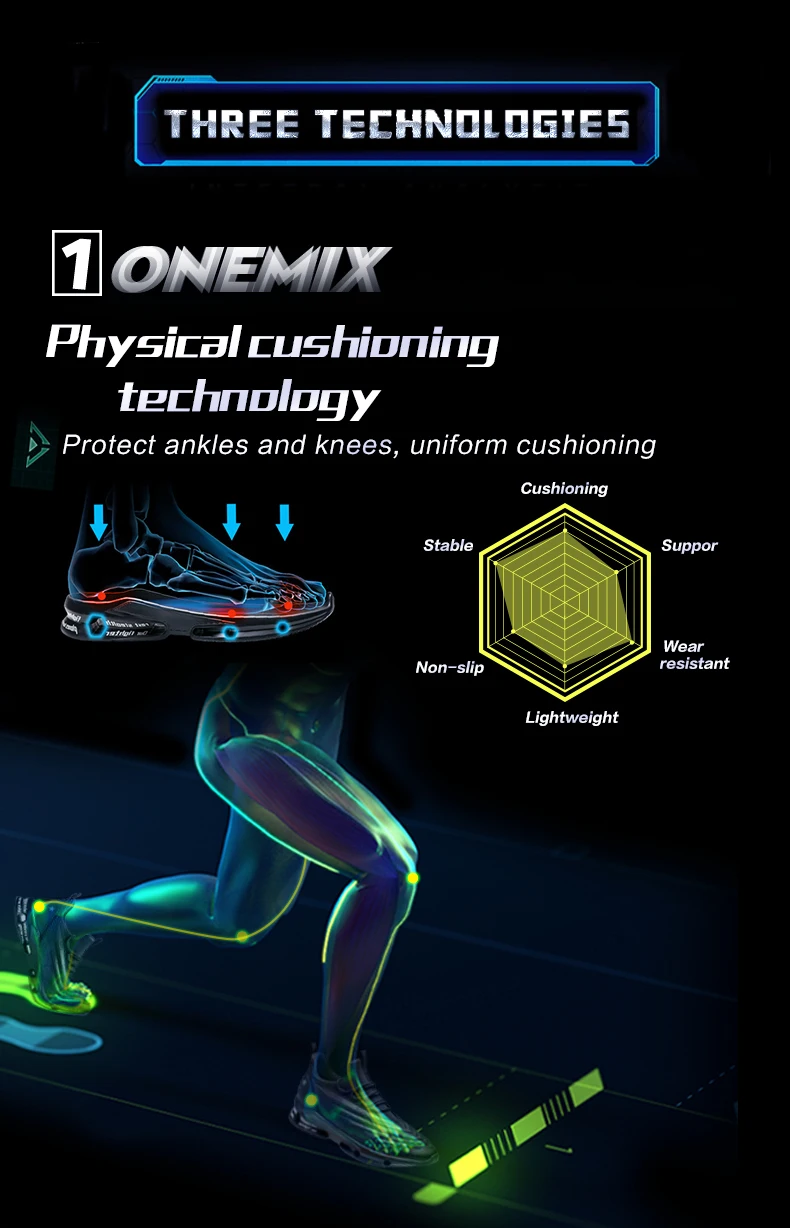 ONEMIX, женская обувь для бега, 270 кожа, обувь с амортизацией, мягкая энергетическая подошва, Уличная обувь для бега, Размеры 35-46