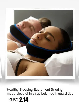 Healthy Sleeping Equipment Snoring mouthpiece chin strap belt mouth guard devices Anti Apnea Anti-Snoring Breathe Aid Stop Snore