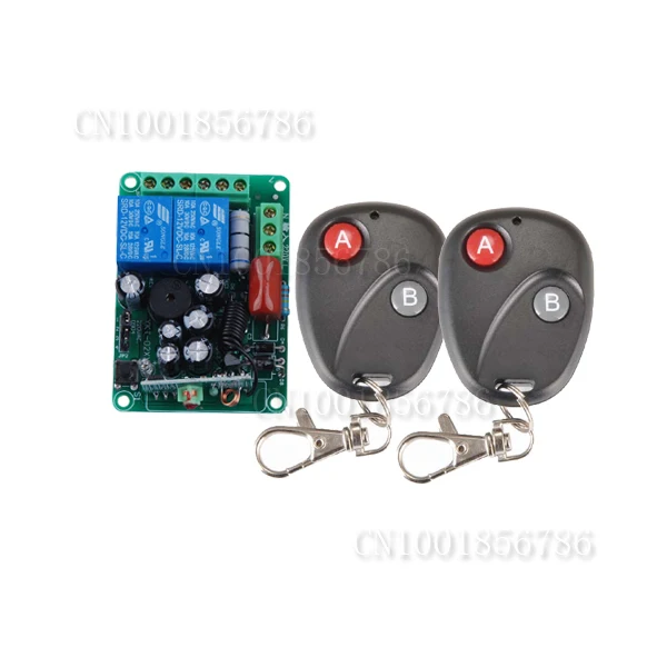 220 V 2CH RF беспроводной пульт дистанционного управления Переключатель обучения код