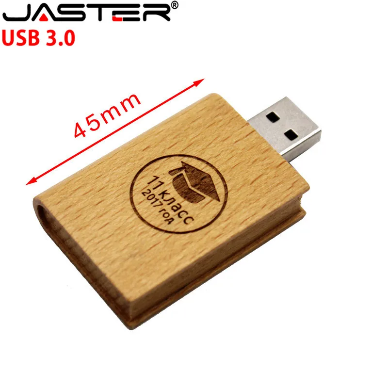 USB 3 0 деревянная модель книги usb флеш-накопитель флешка 4 ГБ 8 16 32 64 Гб карта памяти