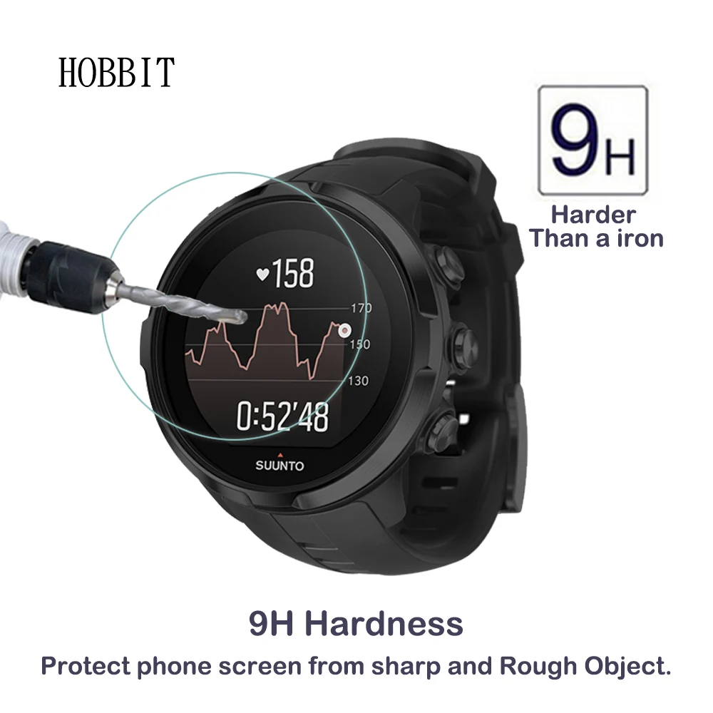 2 упаковки для Suunto Spartan Sport наручный HR 0 3 мм 2.5D 9H прозрачное закаленное стекло