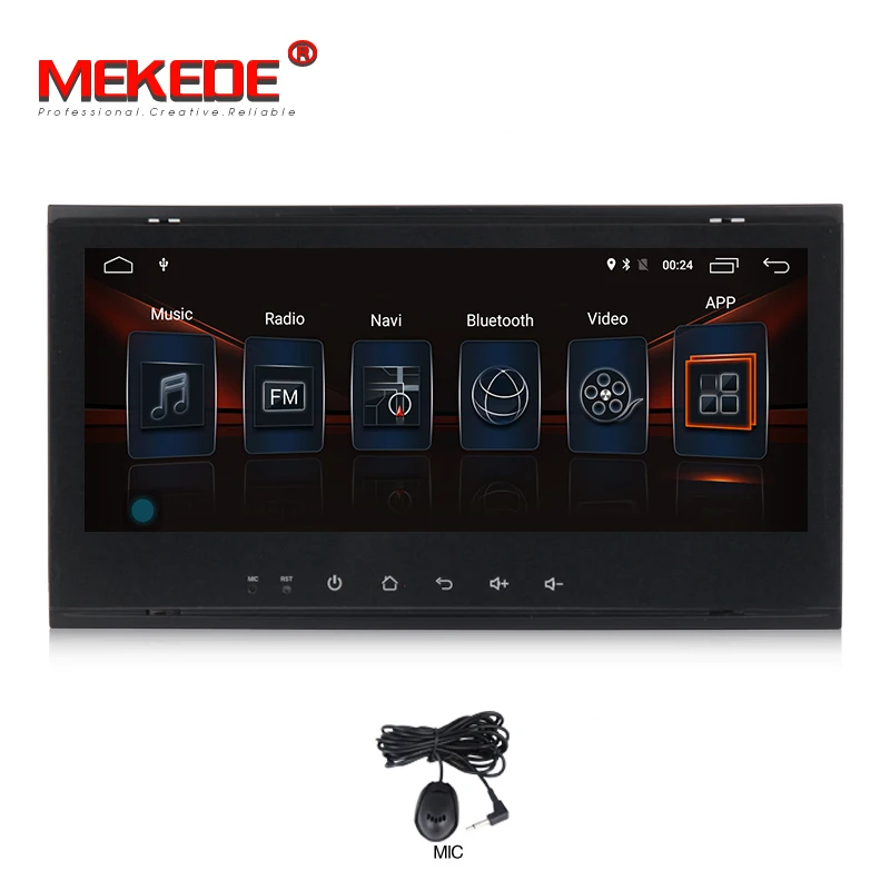 MEKEDE 8," android 7,1 поддержка 4G wifi BT Автомобильный gps dvd-плеер для Volkswagen Touare g Transporter T5 Multivan 2002-2010 - Цвет: Standard model