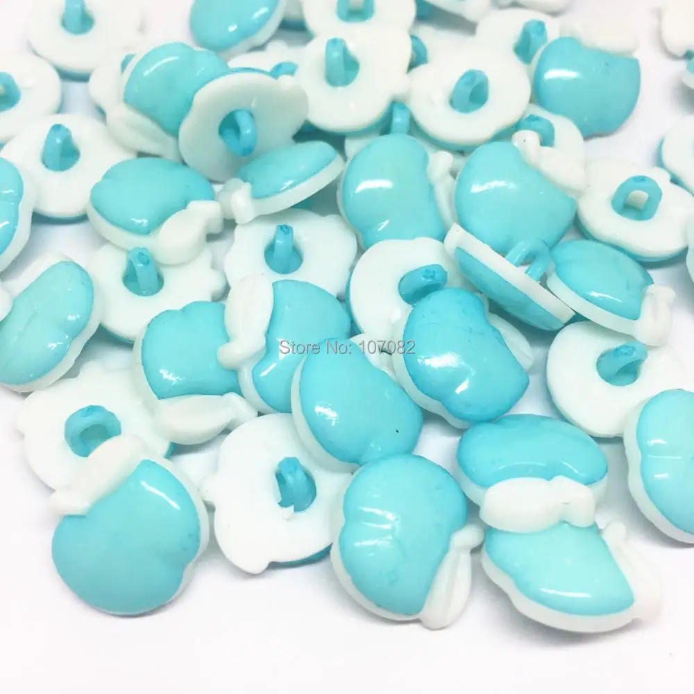 100 шт. швейные пуговицы в форме яблока 15 мм 8 цветов|shank buttons|buttons sewingbuttons 15mm |