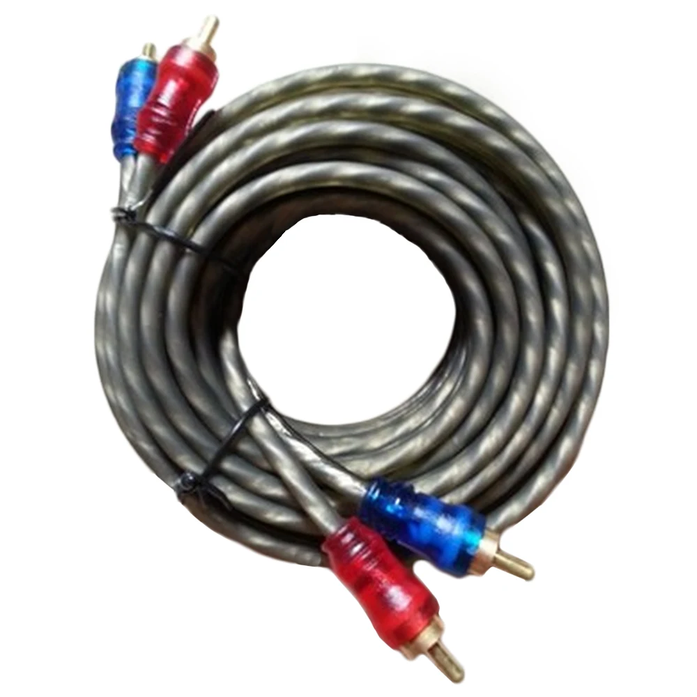 Автоматический сабвуфер 5 м усилитель для автомобиля стерео кабель