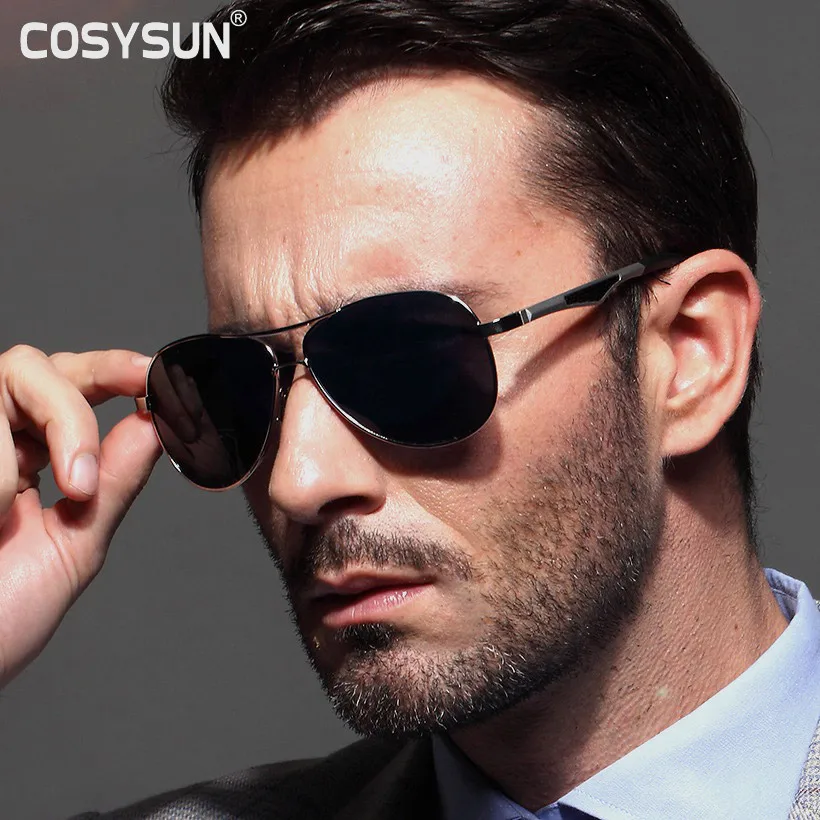 Новинка 2018 брендовые поляризационные солнцезащитные очки для мужчин