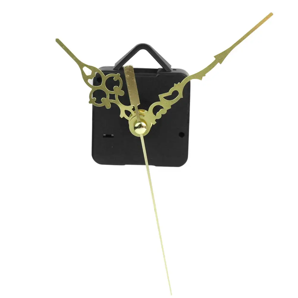 Quartz Clock Movement Spindle Mechanism Repair DIY Tool + Three Gold Hands Black+Yellow | Parts &amp Accessories