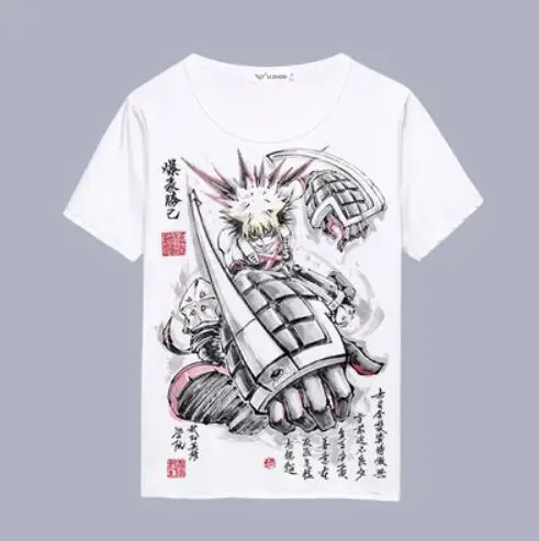 23 Детская футболка с надписью «Boku no Hero Academy» для мальчиков Midoriya Izuku Bakugou Katsuki OCHACO URARAKA, футболка с короткими рукавами с надписью «My Hero Academy» - Цвет: 23