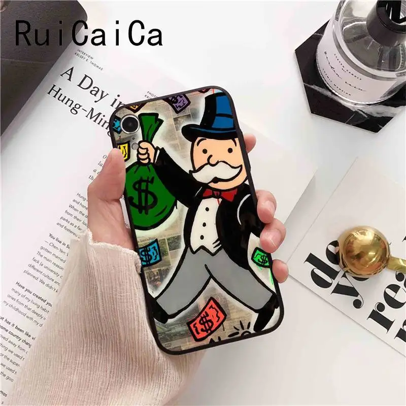 Чехол для телефона Ruicaica мягкий черный чехол iPhone X XS MAX 6 6s 7 7plus 8 8Plus 5 5S SE XR | Мобильные