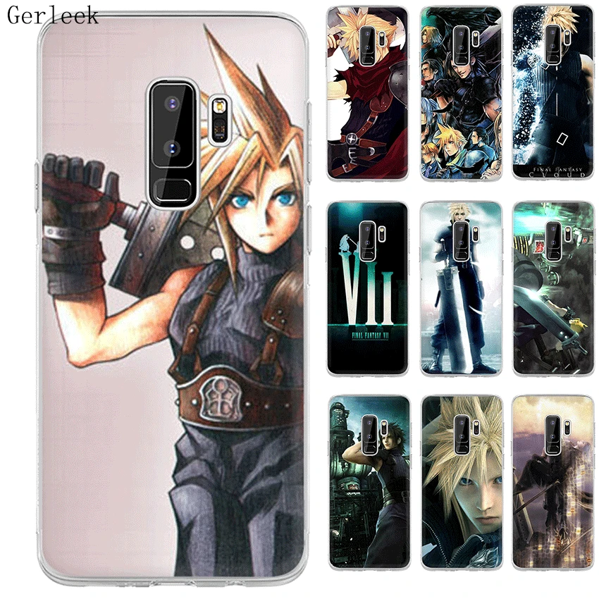 Чехол для Samsung Galaxy J1 J2 J3 J5 J7 Prime 2015 2016 2017 Final Fantasy VII FF7 жесткие чехлы