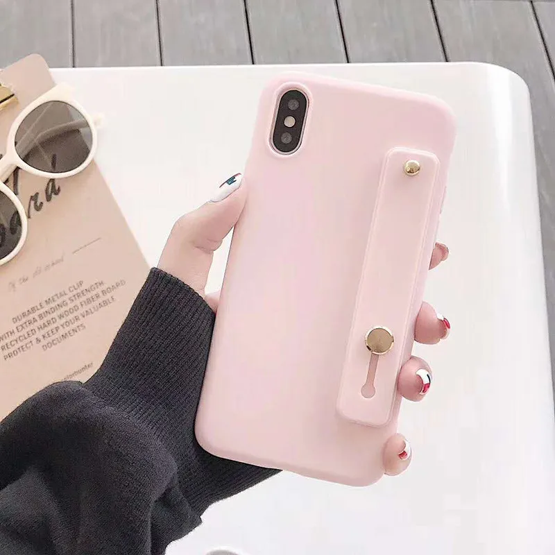 Light pink Чехол с ремешком на руку для samsung J1, J2, J3, J4, J5, J6, J7, J8, Grand Prime Core Pro Plus,,,, EU Note 8, 9, чехол - Цвет: Light pink