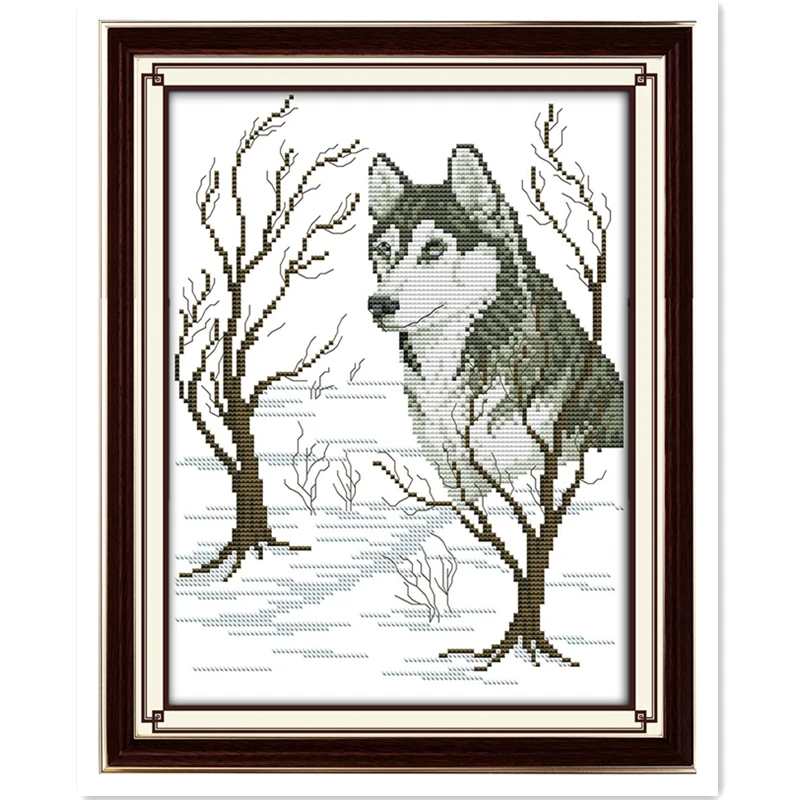 Sled Dog DIY набор Китайский Счетный крест наборы узоров картины Домашний Декор DMC