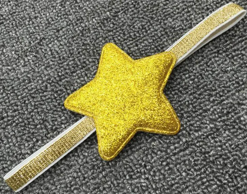 

3 Pcs/lot Girls Hair Hairband Head Band Infant Newborn Headwrap Big Pentagram Baby Headbands Headwear