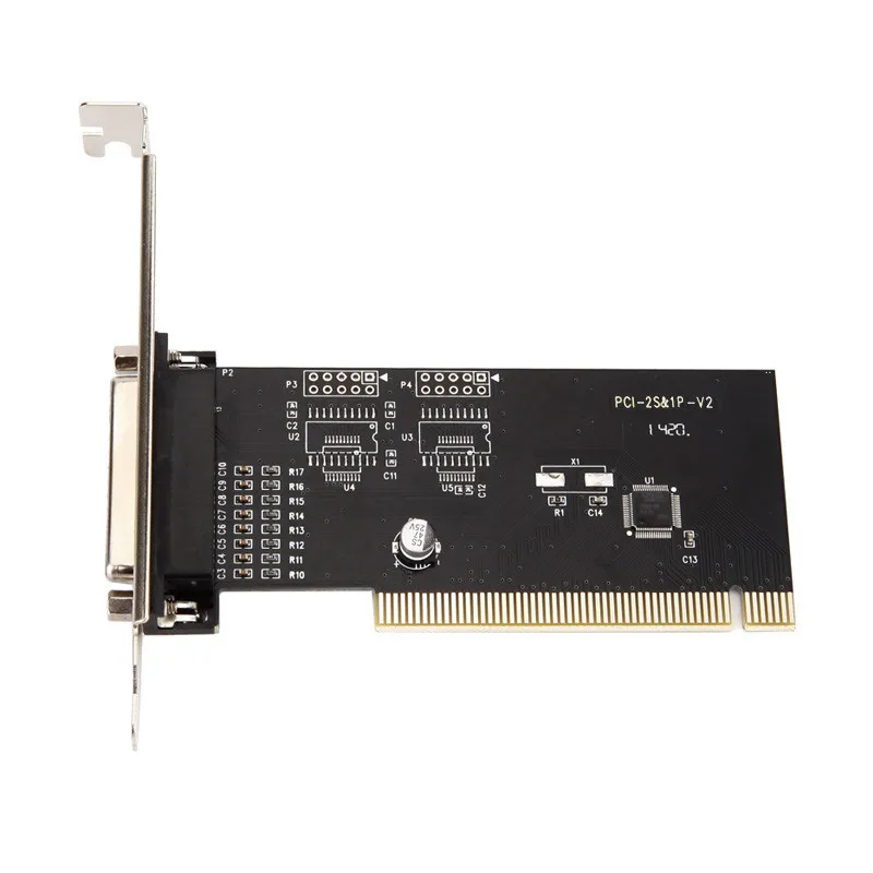 PCI Lpt 1 порт I/O 25pin параллельная LPT карта расширения адаптер для параллельного DB25