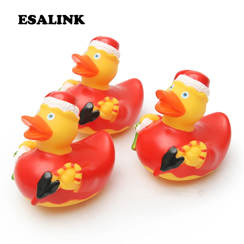 ESALINK 3 шт. рождественские игрушки для ванной Детские плавающие утки подарок детей