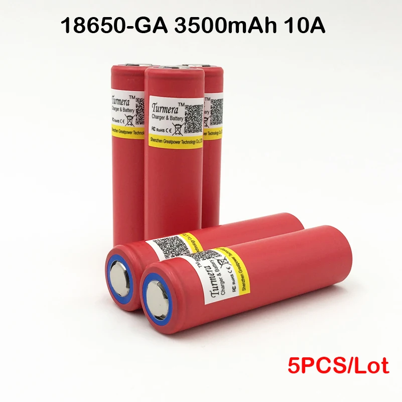 5 шт. литий ионные аккумуляторные батареи 18650 мАч 3500 в|rechargeable battery|18650 rechargeable