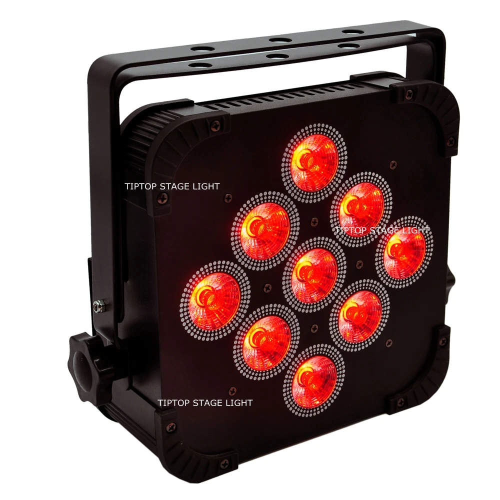 20 шт./лот 9x15 Вт 5в1 Led Par свет DMX512 квадрат профиль 5/9 каналов диско 90в 240в RGBWA Цвет DMX