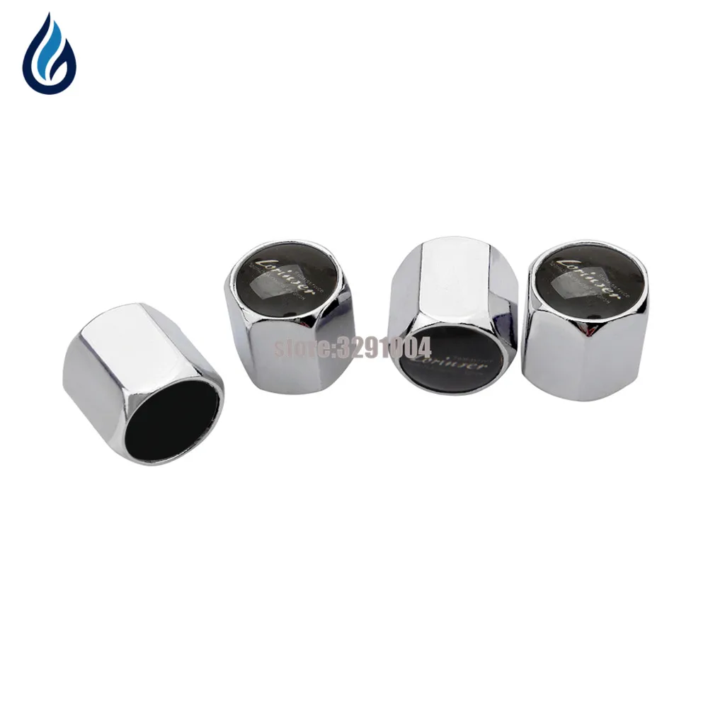 For Mercedes Benz Lorinser Logo Vito Gle Gls Cls Slk Smart Forfour Fortwo W204 W203 W211 W210 Car Wheel Tire Valve Caps Cover