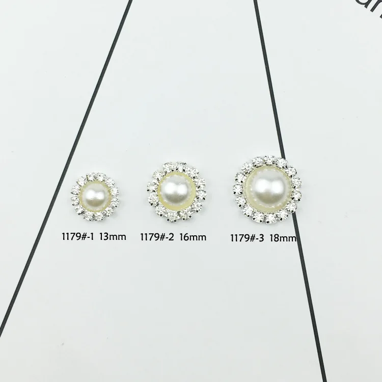 10 Pcs/lot Round Heart Cabochon Pearl Flat Base Rhinestone Charm For Diy Jewelry Making Supplies Handmade Accessories | Украшения и