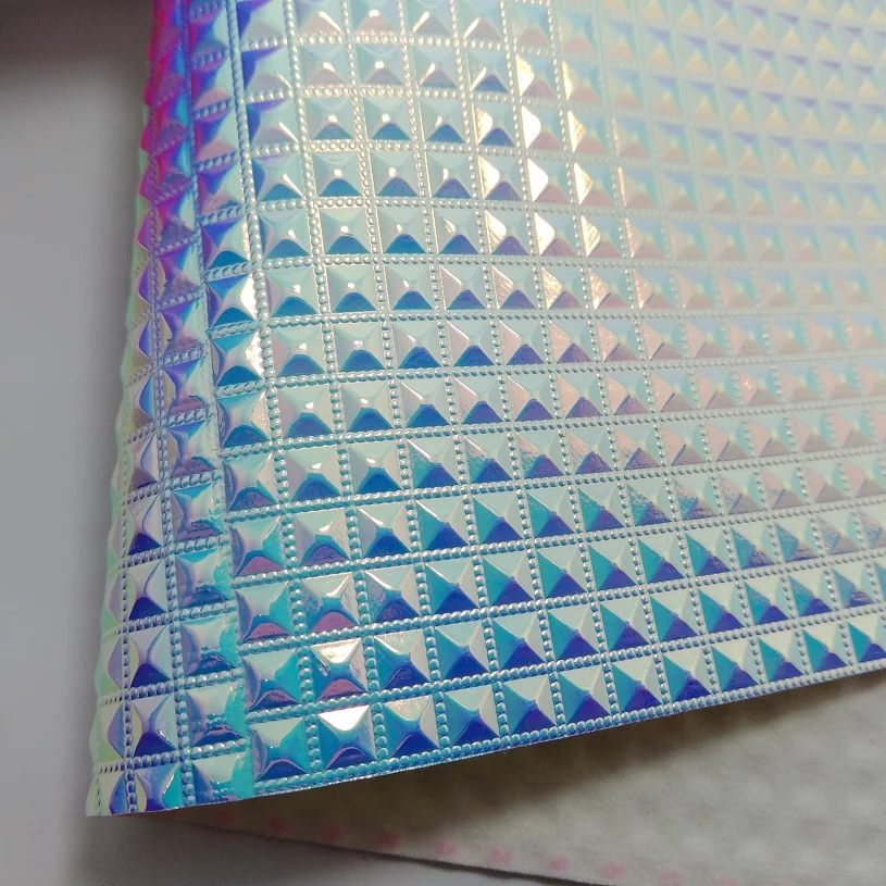3 шт. 21X29CM переливающиеся тисненые пледы синтетическая кожа для DIY аксессуары