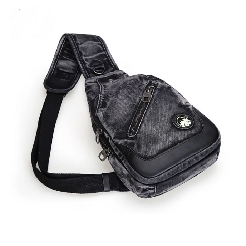 Винтажные модные повседневные сумки мессенджеры на одно плечо джинсовые