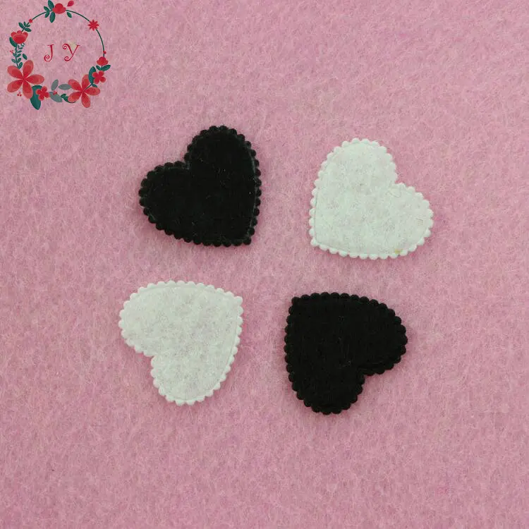 1000 шт. Детские фетровые нашивки в форме сердца 17x20 мм|fabric patch|felt appliquepatches patches |