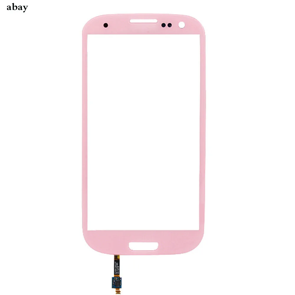 Сенсорный экран для samsung Galaxy SIII S3 i9300 Передний сенсорный экран стеклянная линза дигитайзер с бесплатной клейкой заменой деталей