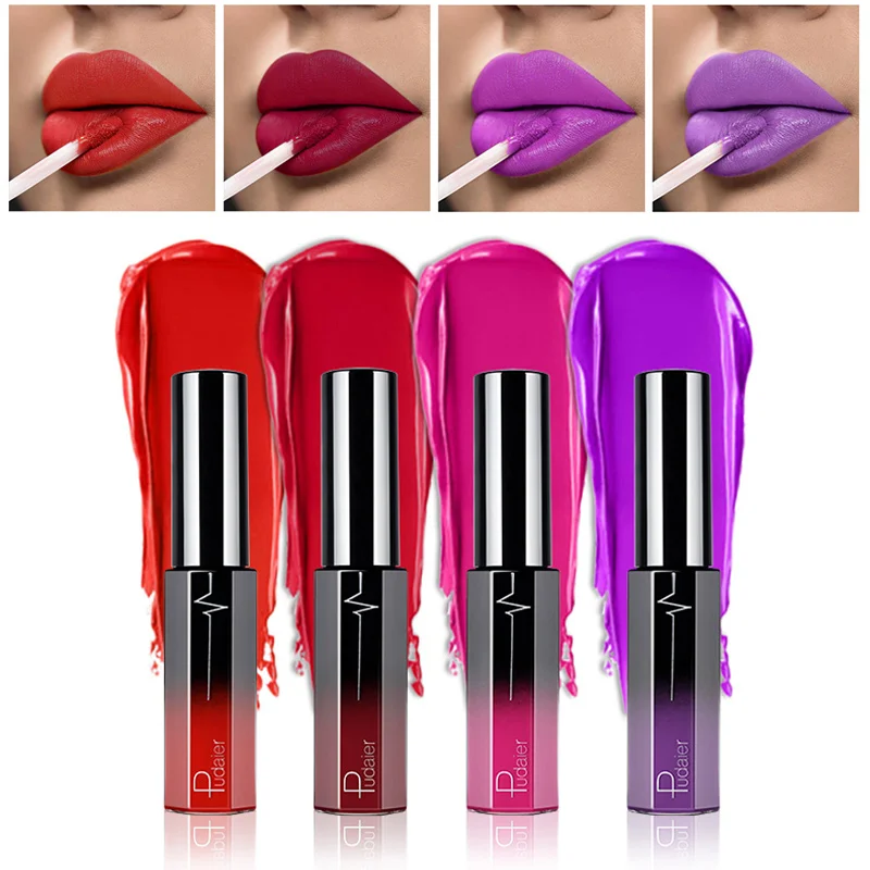Hot Sale Matte Lip Glaze Liquid Lipstick Nude Tint Waterproof Long Lasting Cosmetics JLRS 2019 |