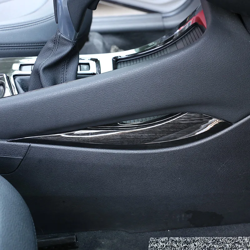 Черное дерево для BMW X1 F48 2016-2019 X2 F47 2018 2019 ABS пластиковая Декоративная полоса