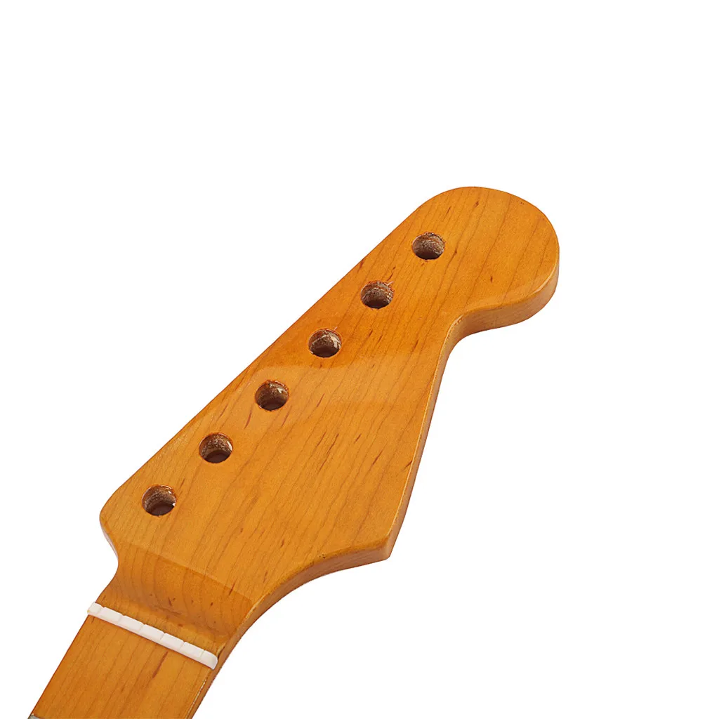 Замена шеи для гитары 21 Fret Maple шея ST электрогитары изготовленная из CA Tiger Flame Wood