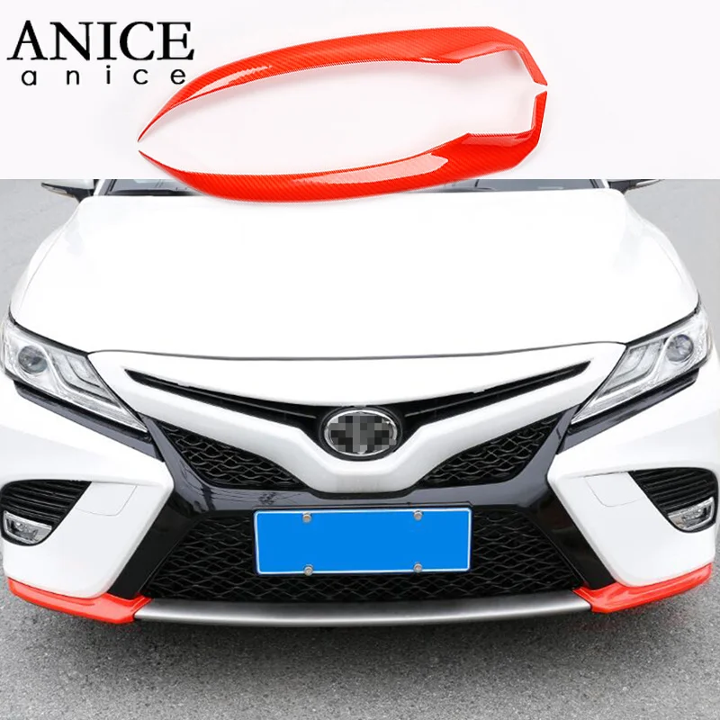 2pc Carbon fiber color ABS REAR CORNER BUMPER GUARD TRIM for toyota Camry 2018 | Автомобили и мотоциклы