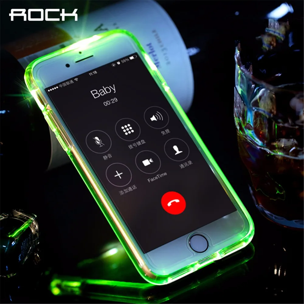 Чехол для телефона ROCK Led Flash iPhone 7 plus чехол |