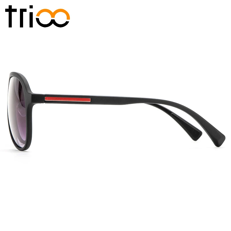 TRIOO Простые солнцезащитные очки классные матовые мужские Gafas de sol высокое