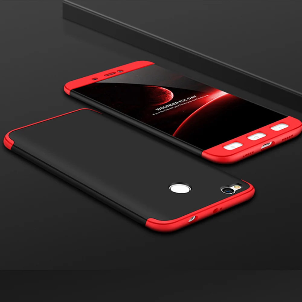 Оригинальный ультратонкий чехол для Xiaomi Redmi 4x с полной защитой 360 градусов модный
