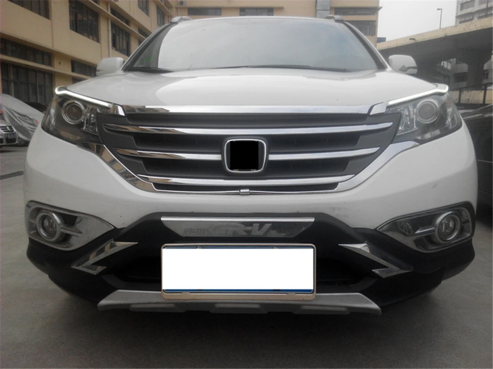 Автомобильный мигающий 1 комплект автомобильных фар светодиодный свет для бровей дневного света DRL с желтым сигналом поворота для Honda CRV 2012 2013