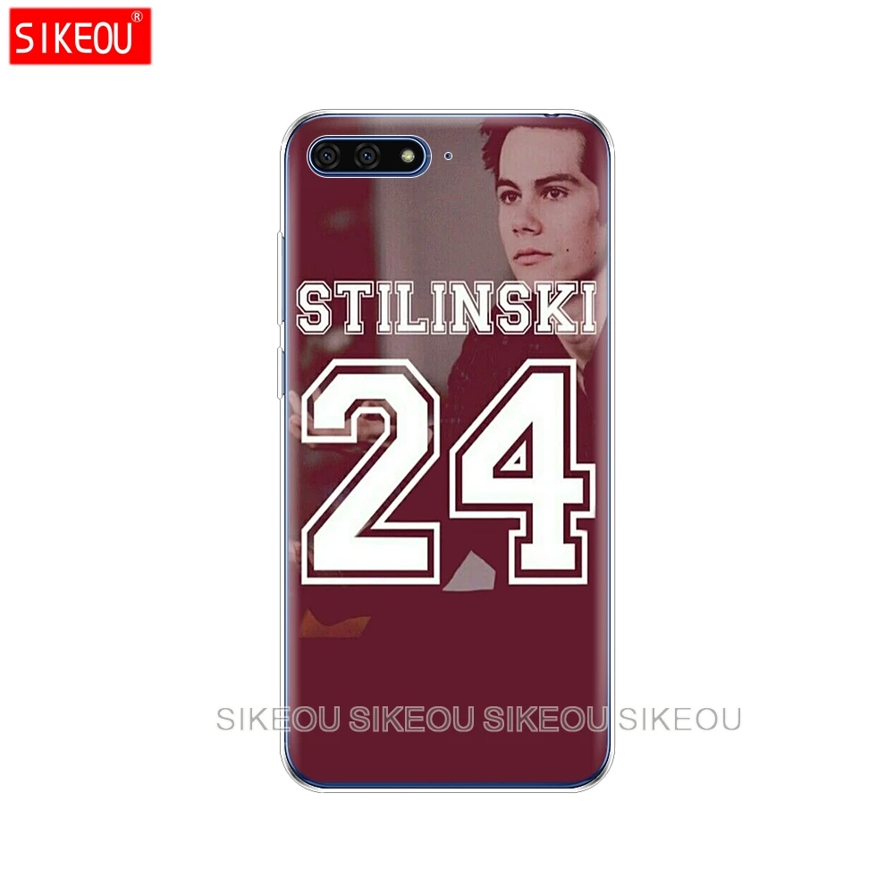 Силиконовый чехол для телефона Huawei Honor 7A PRO 7C Y5 Y6 Y7 Y9 2017 2018 Prime Teen Wolf Stilinski 24|Бамперы| |