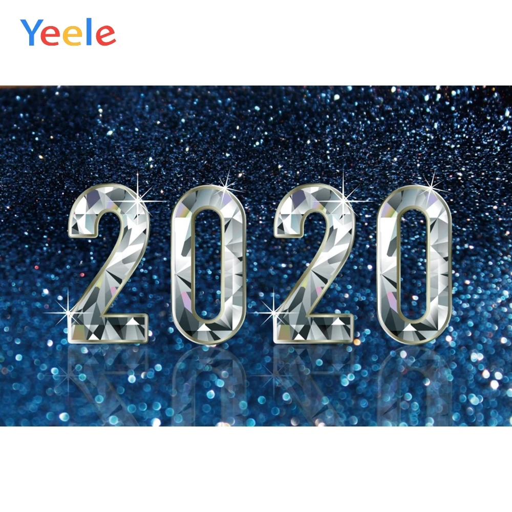 Yeele 2020 новый год боке свет блеск семья Вечеринка фотография фон