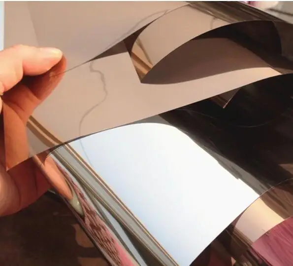 Медная Серебряная изоляционная оконная пленка стеклянная наклейки отражающая